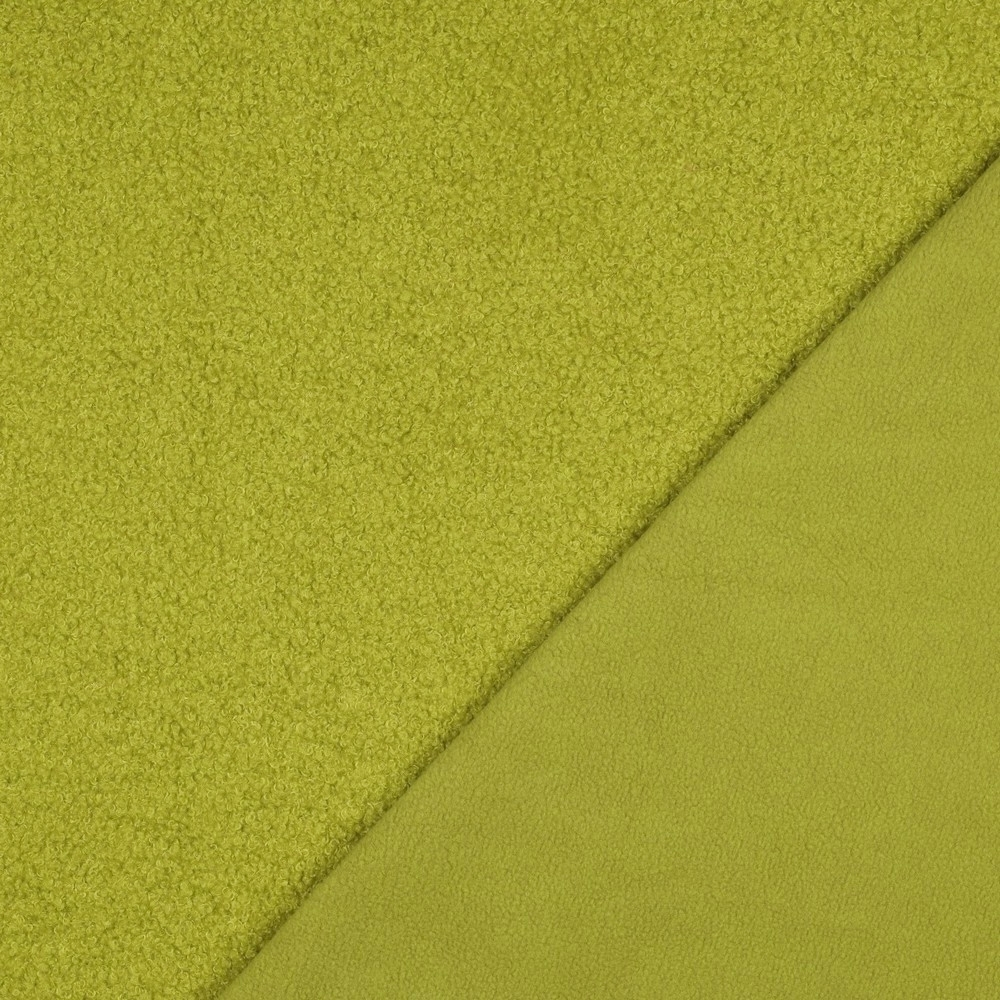 Teddyfleece Doubleface, limette von Stoffe Hemmers