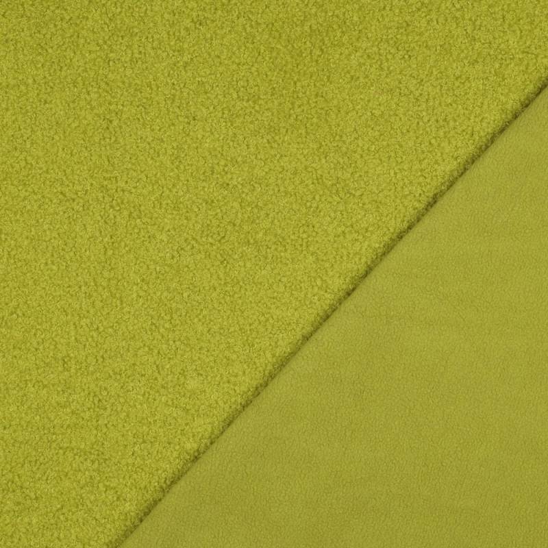 Teddyfleece Doubleface, limette von Stoffe Hemmers