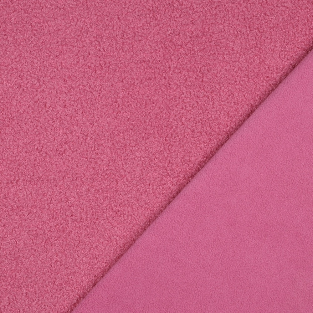 Teddyfleece Doubleface, pink von Stoffe Hemmers