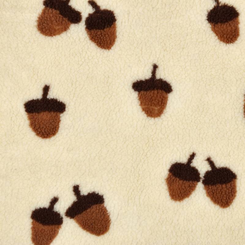 Teddyplüsch Eicheln, beige Teddyplüsch Eicheln, beige von Stoffe Hemmers