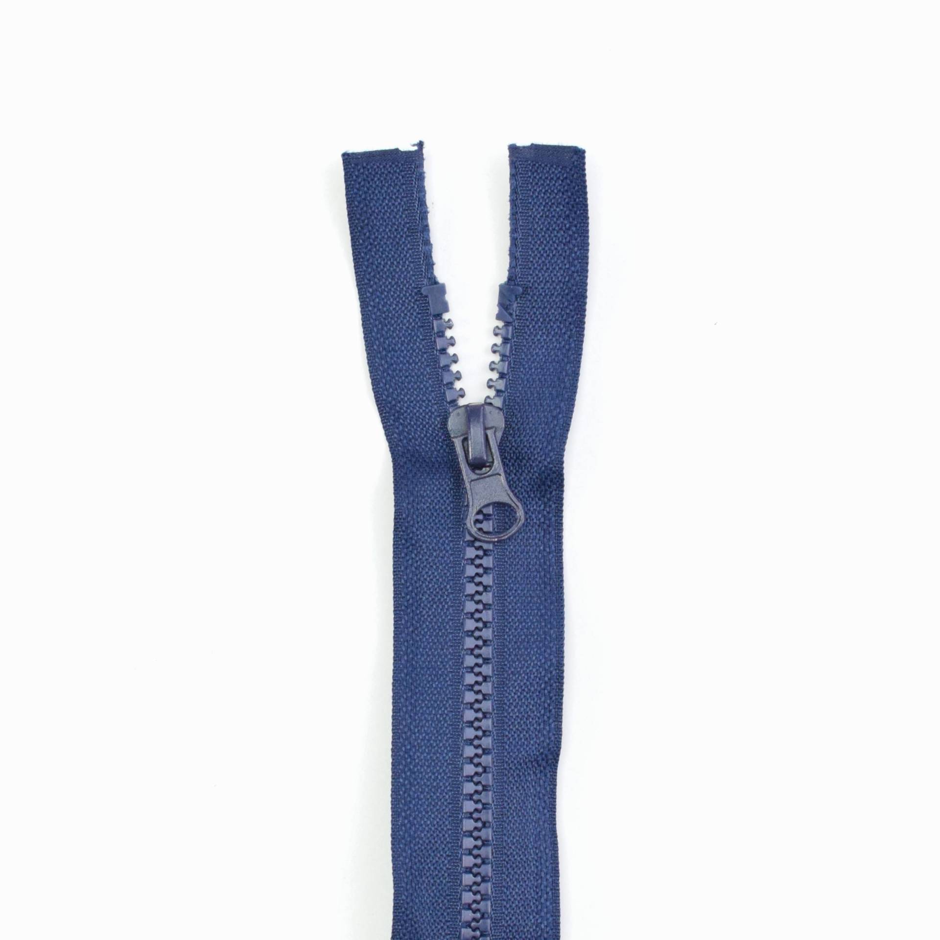 Teilbarer Reißverschluss 60 cm, dunkelblau Teilbarer Reißverschluss 60 cm, dunkelblau von Stoffe Hemmers