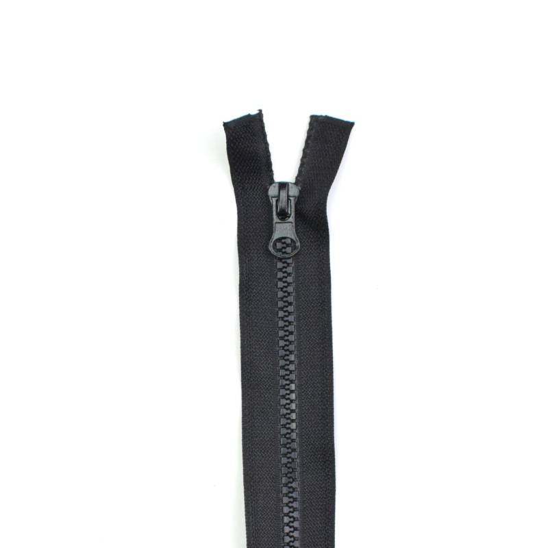Teilbarer Reißverschluss 60 cm, schwarz von Stoffe Hemmers