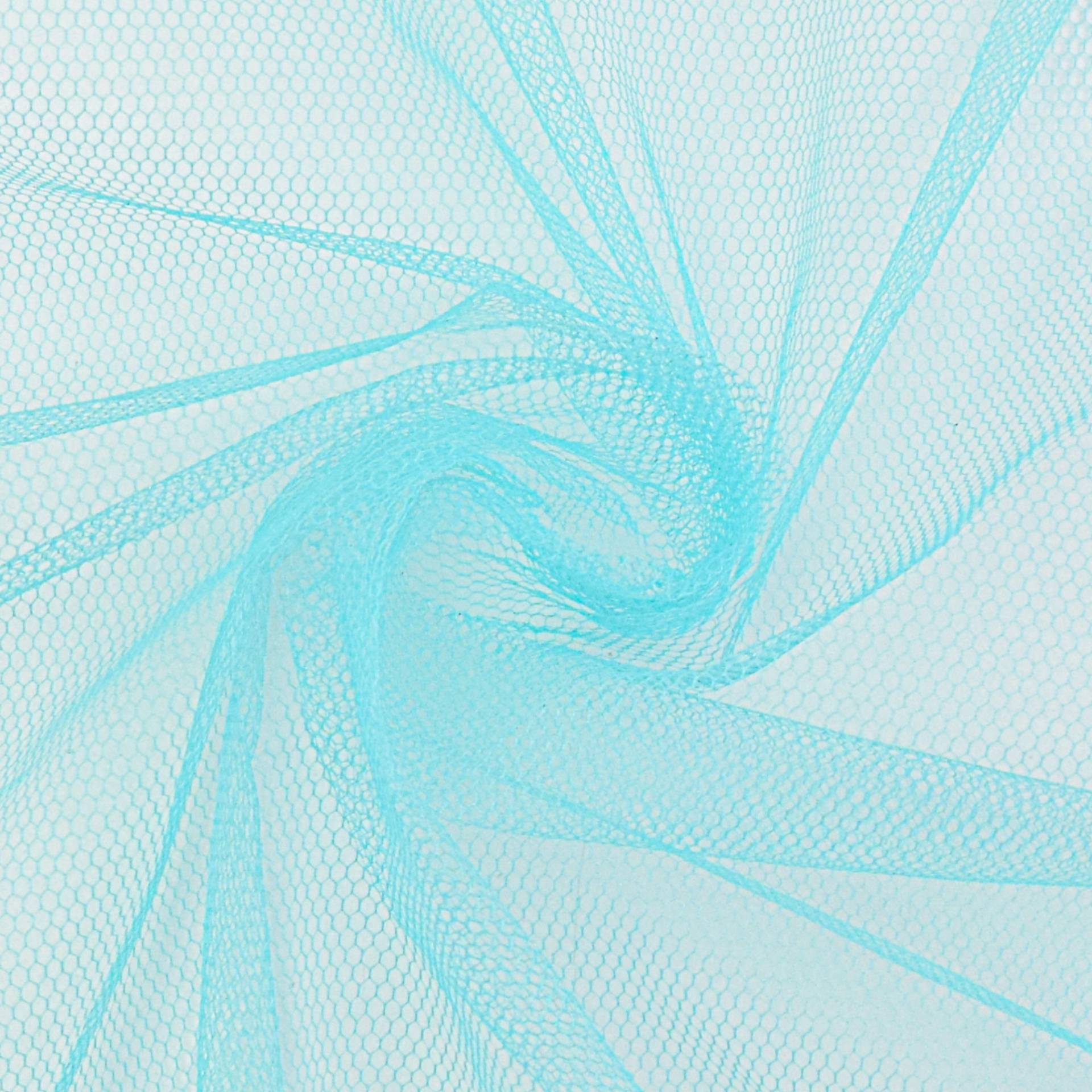 Tüll uni, aqua Tüll uni, aqua von Stoffe Hemmers
