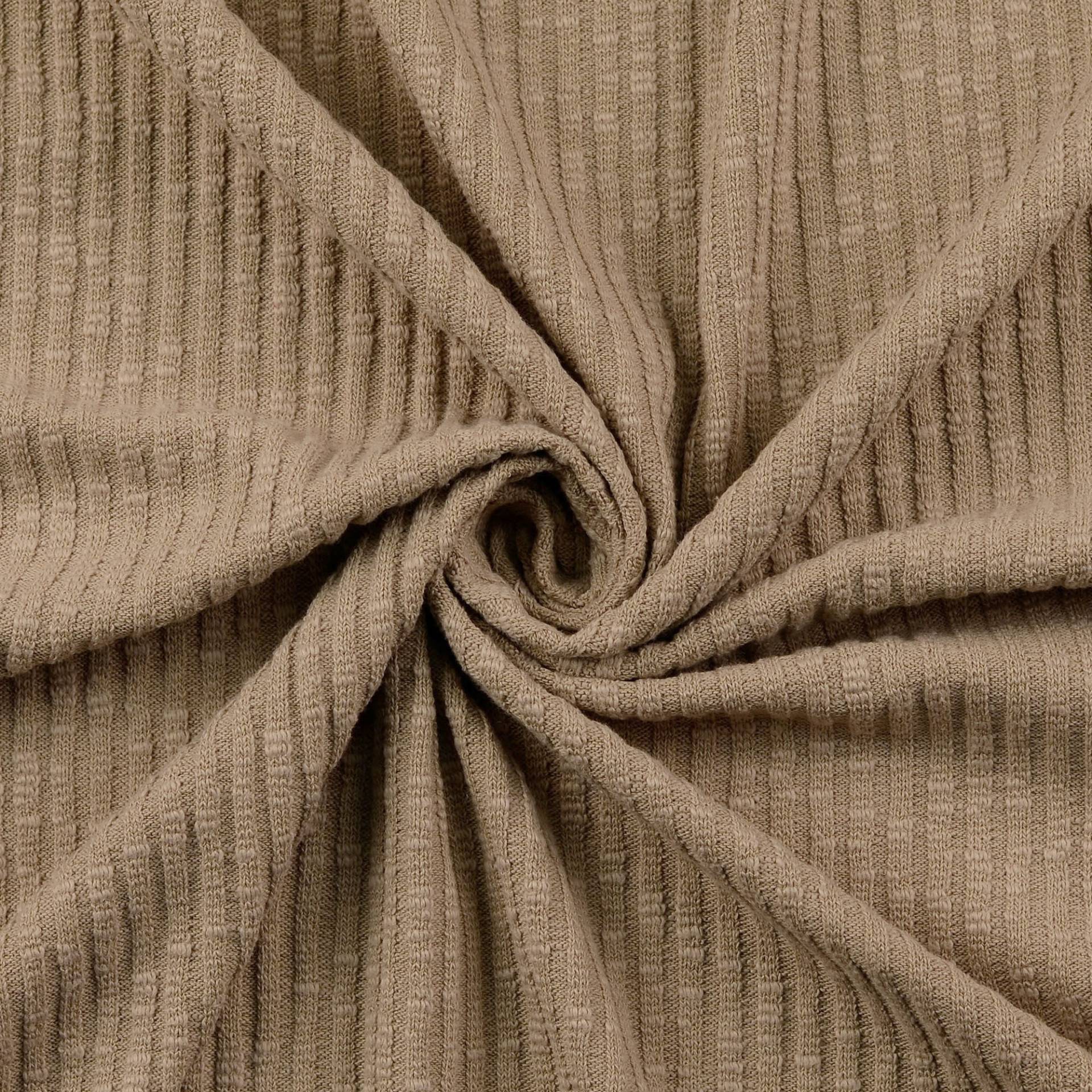 Vintage Strickstoff, sand Vintage Strickstoff, sand von Stoffe Hemmers