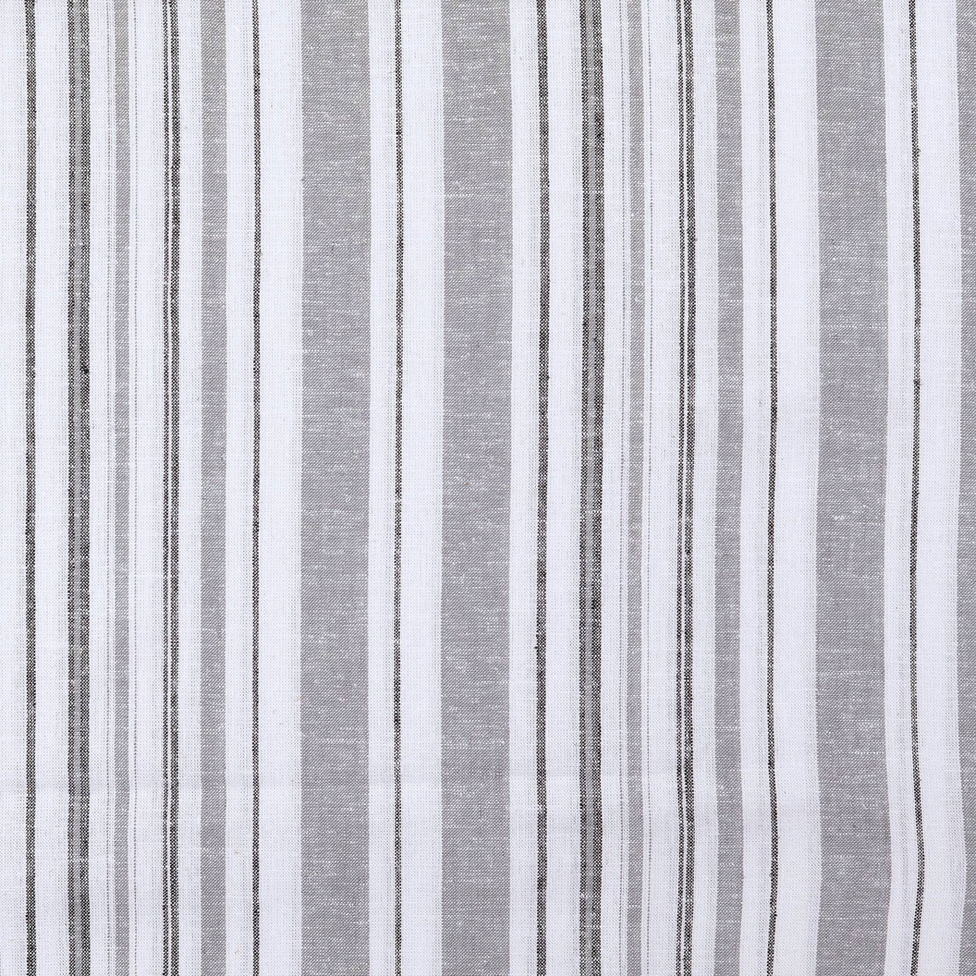 Viskose Leinen Casual Stripes, grau von Stoffe Hemmers
