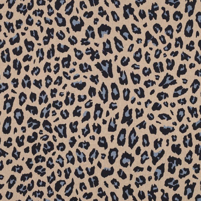 Viskose Leinen Leo, beige von Stoffe Hemmers