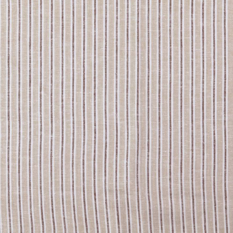 Viskose Leinen Urban Stripes, beige von Stoffe Hemmers