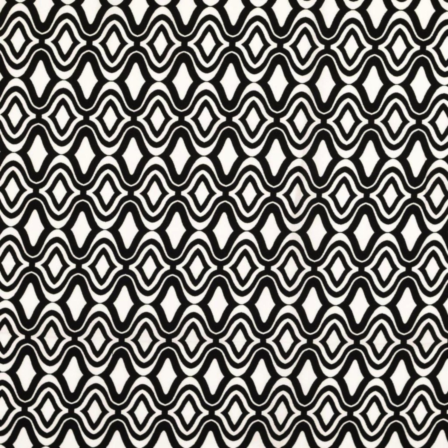 Viskose Popeline Pattern, schwarz von Stoffe Hemmers