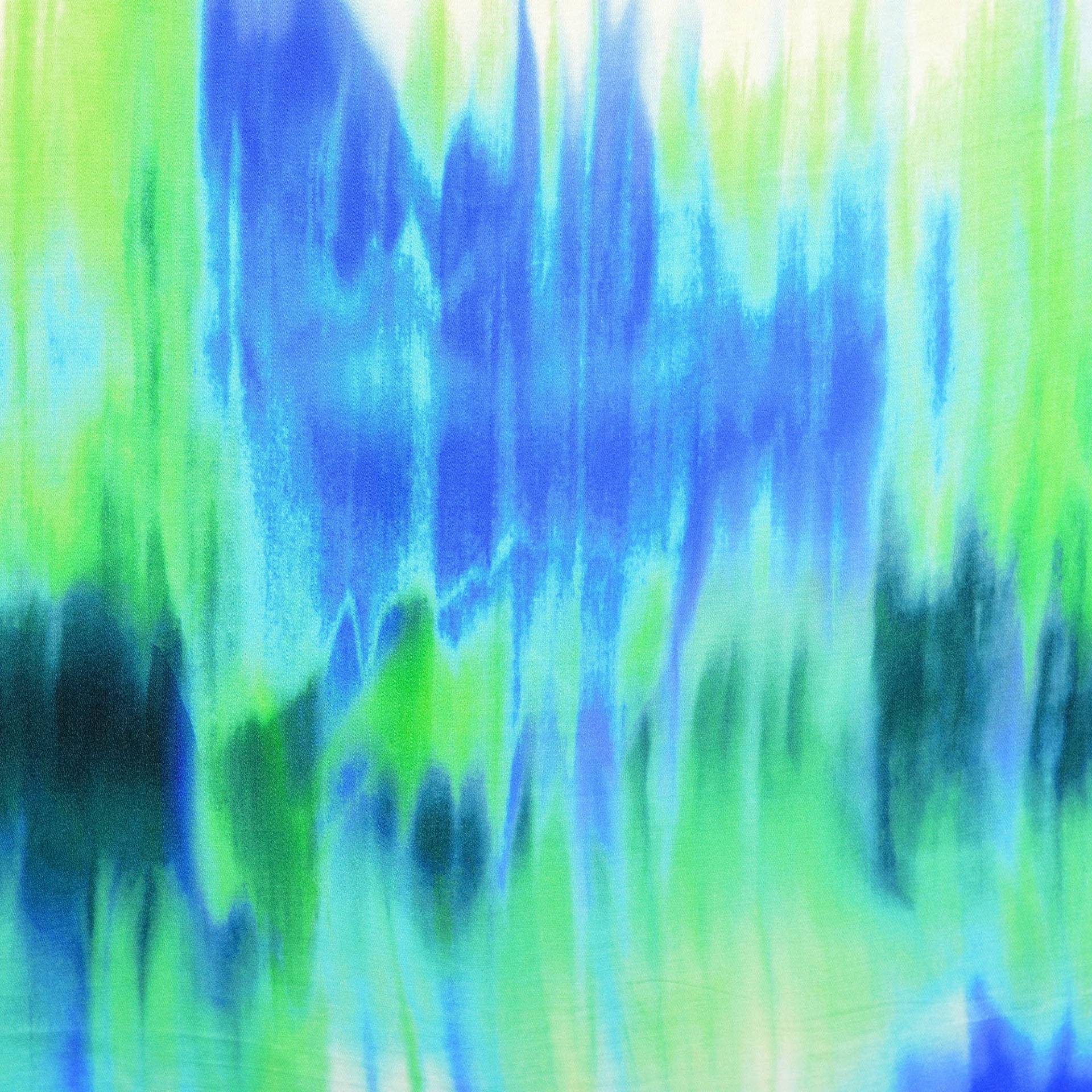 Viskose Satin Batik, grün Viskose Satin Batik, grün von Stoffe Hemmers