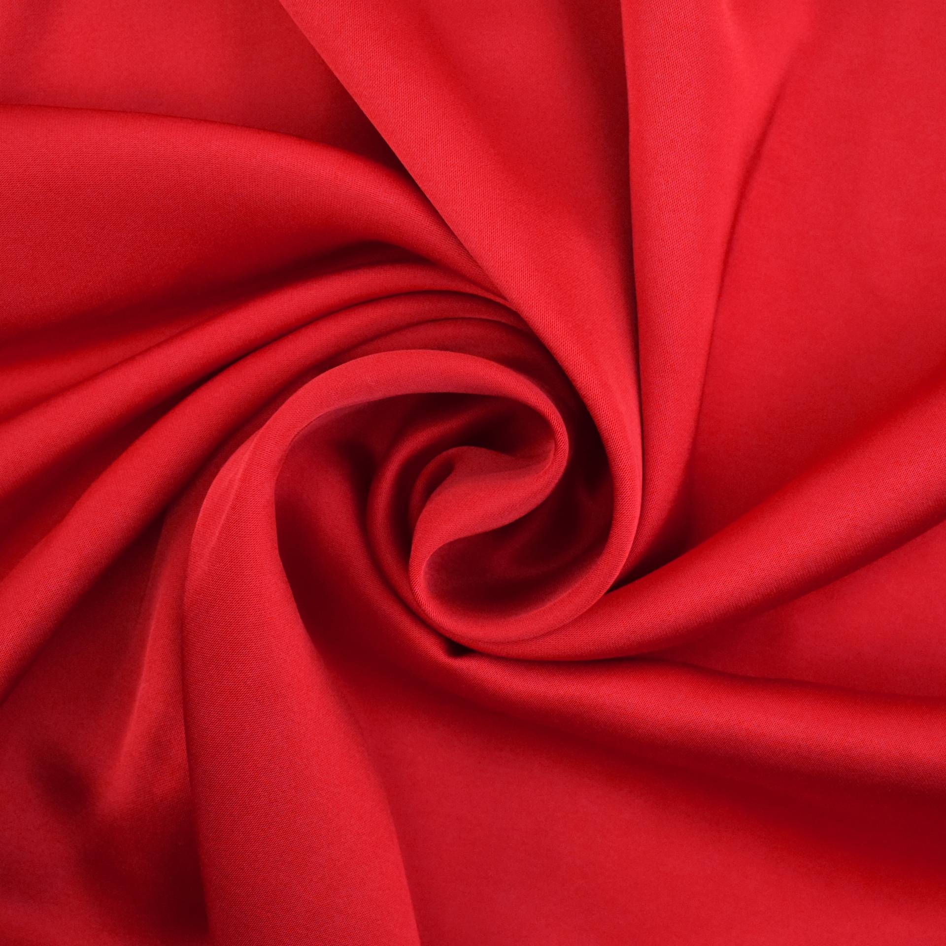 Viskose Satin Ellen, rot von Stoffe Hemmers