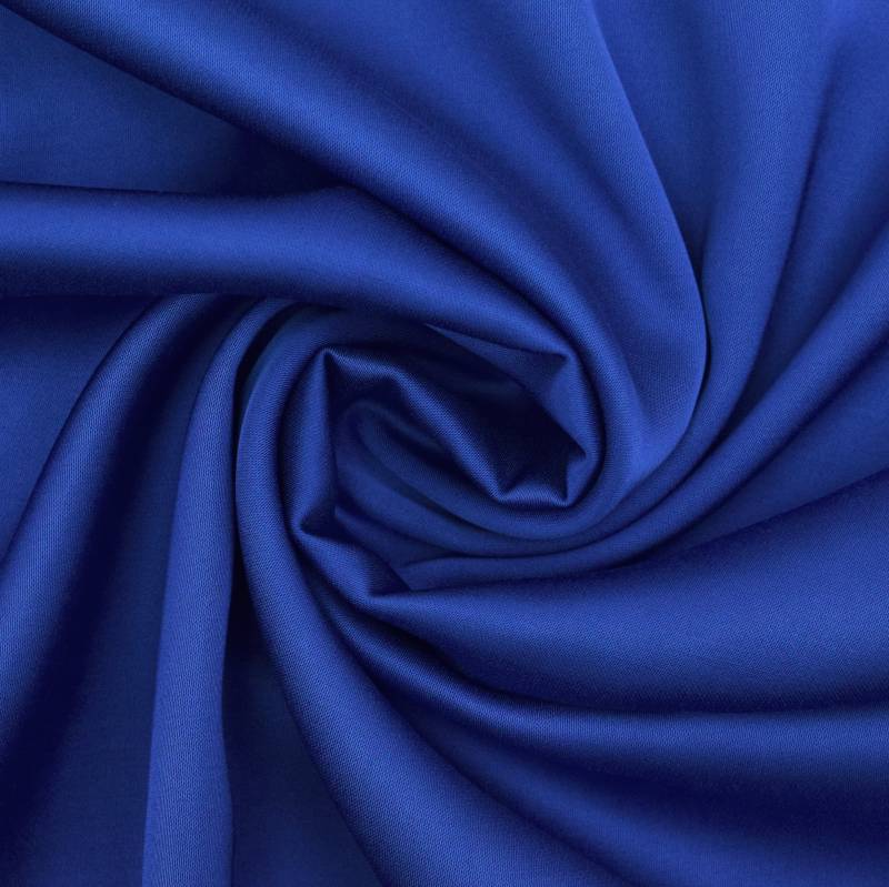 Viskose Satin Ellen, royalblau von Stoffe Hemmers