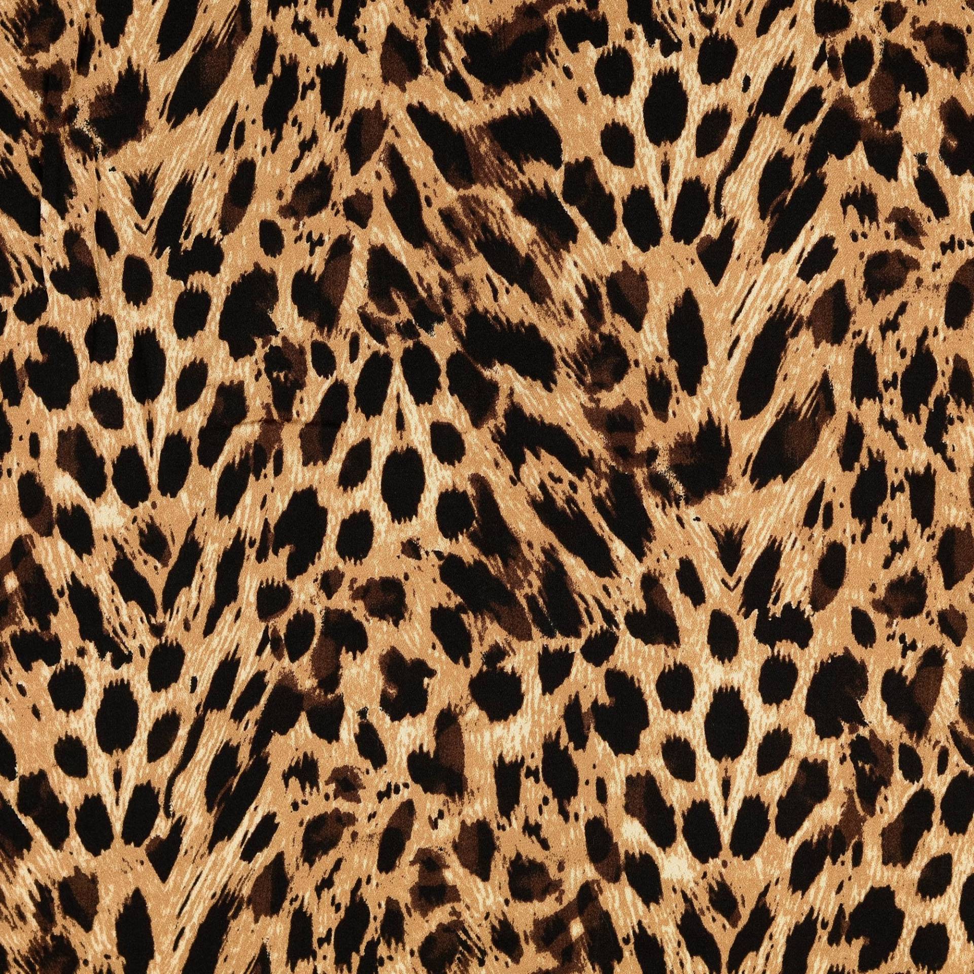 Viskose Satin Leo Vibe, camel von Stoffe Hemmers