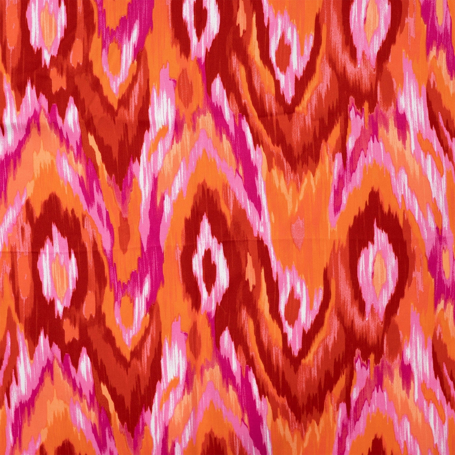 Viskose Satin Retro Love, orange von Stoffe Hemmers