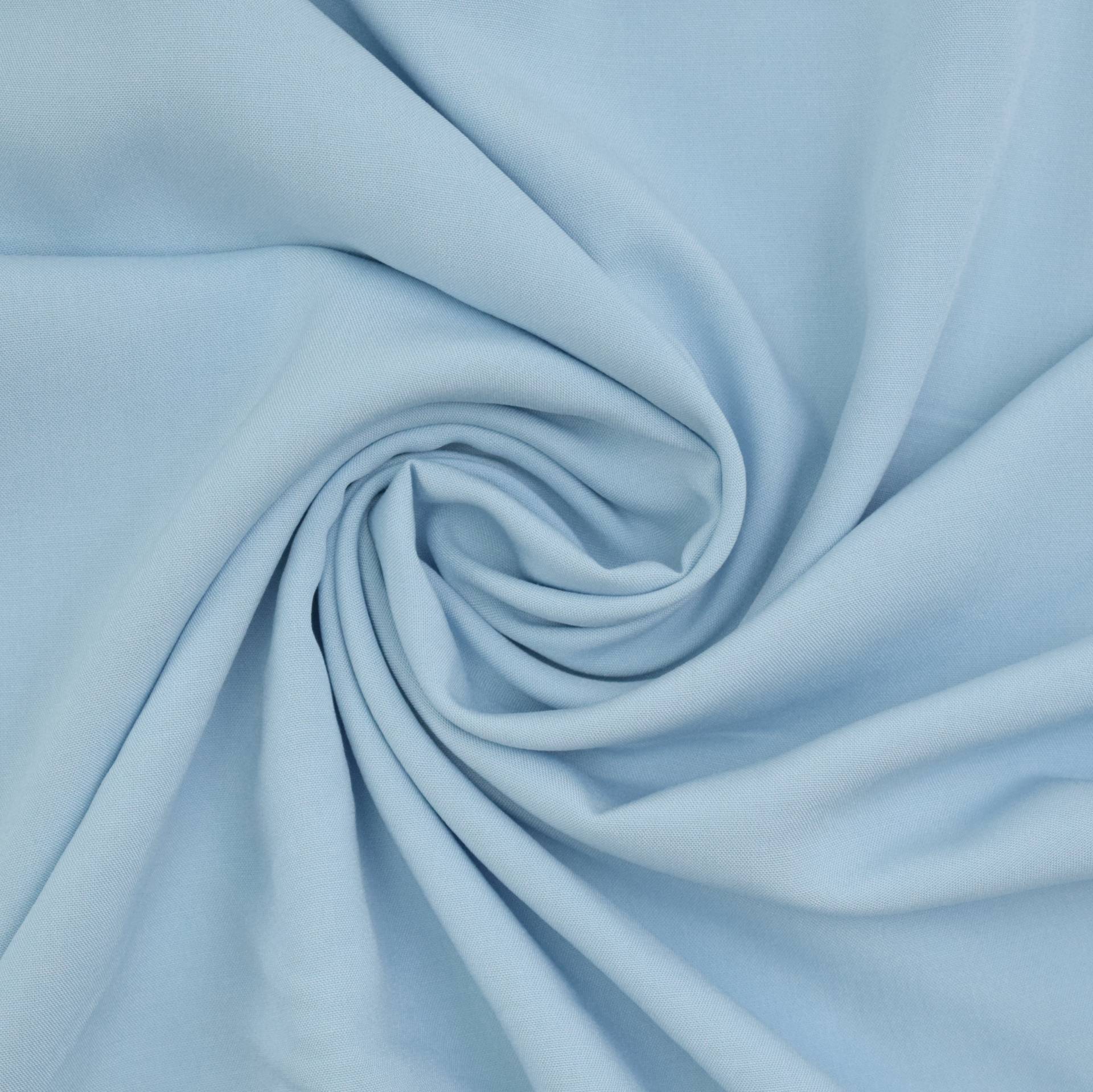 Viskose Voile uni, hellblau Viskose Voile uni, hellblau von Stoffe Hemmers