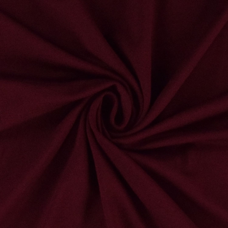 Viskosejersey bordeaux von Stoffe Hemmers