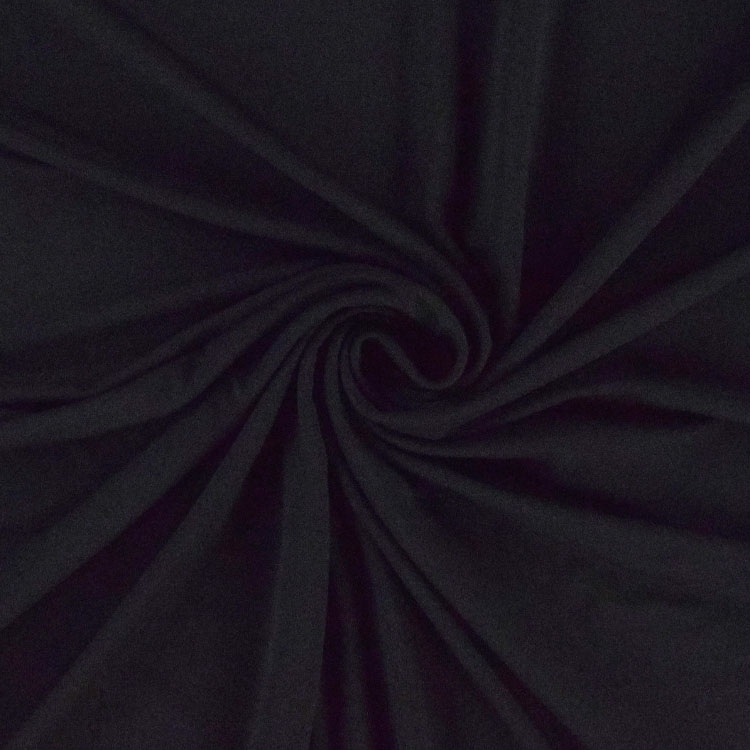 Viskosejersey schwarz von Stoffe Hemmers