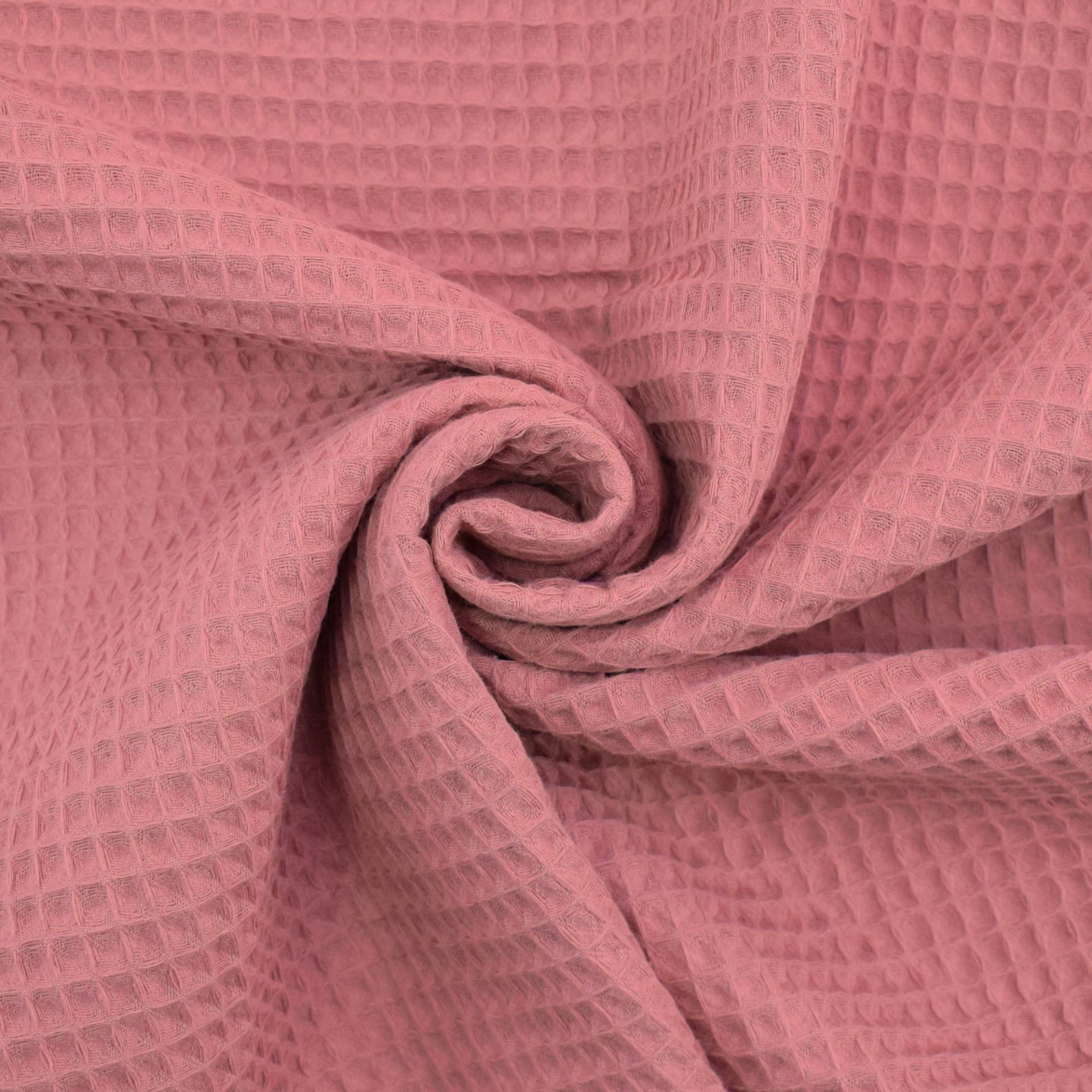 Waffelpiqué Ariana, altrosa von Stoffe Hemmers