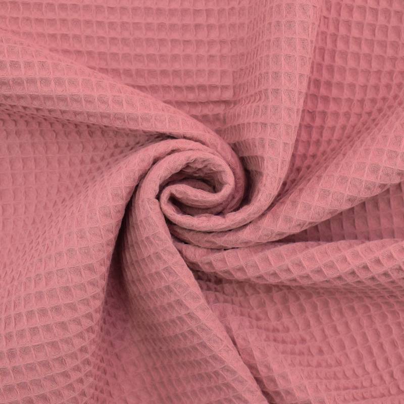 Waffelpiqué Ariana, altrosa von Stoffe Hemmers