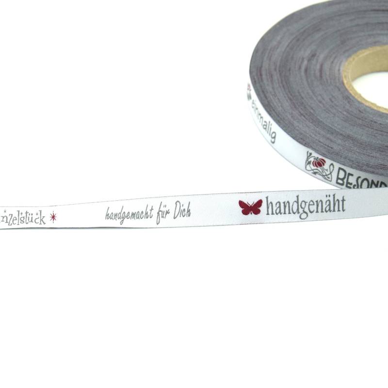 Webband Unikat / handgemacht, weiss Webband Unikat / handgemacht, weiss von Stoffe Hemmers