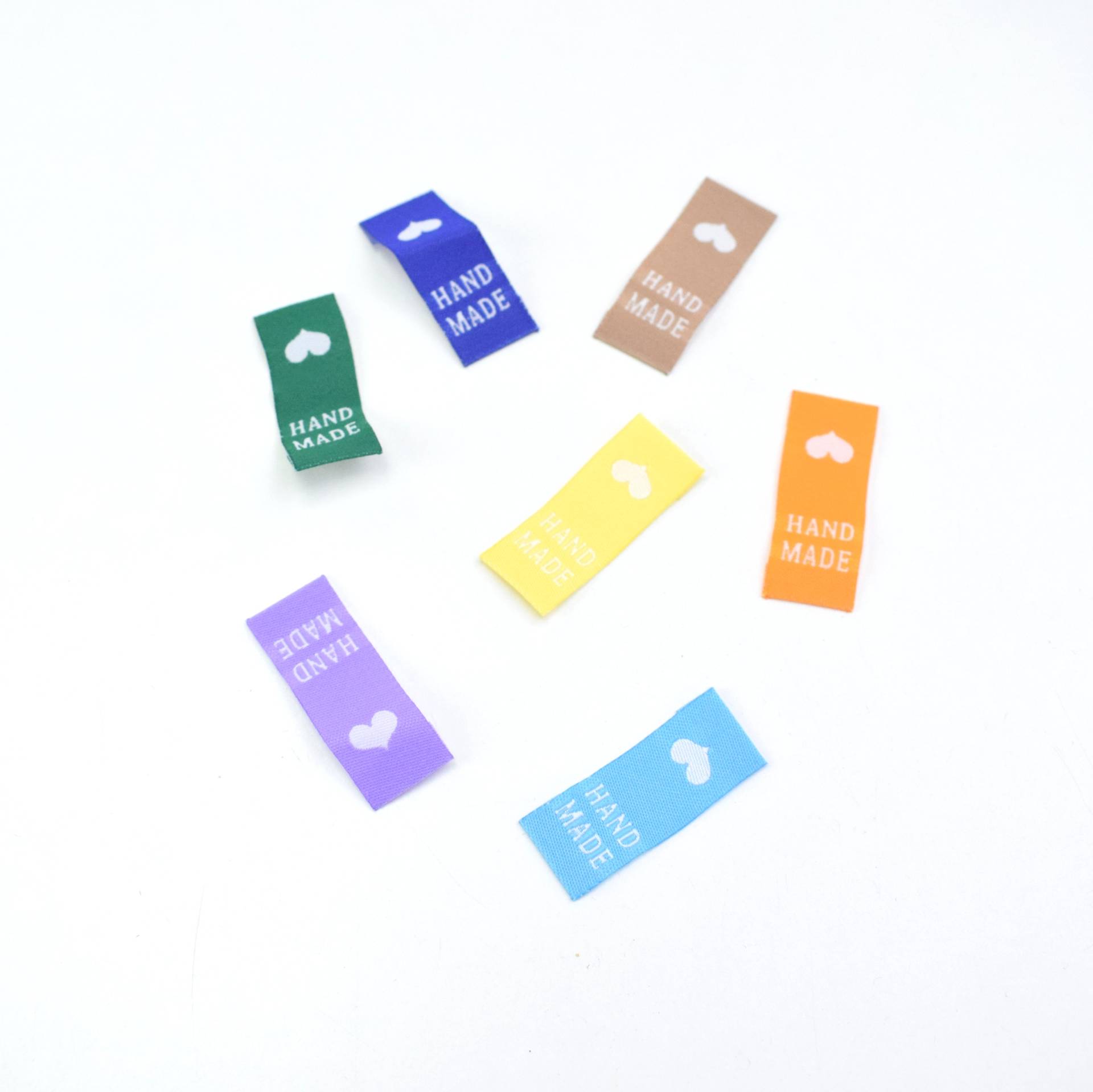 Webetikett-Set Handmade 7 Stück von Stoffe Hemmers