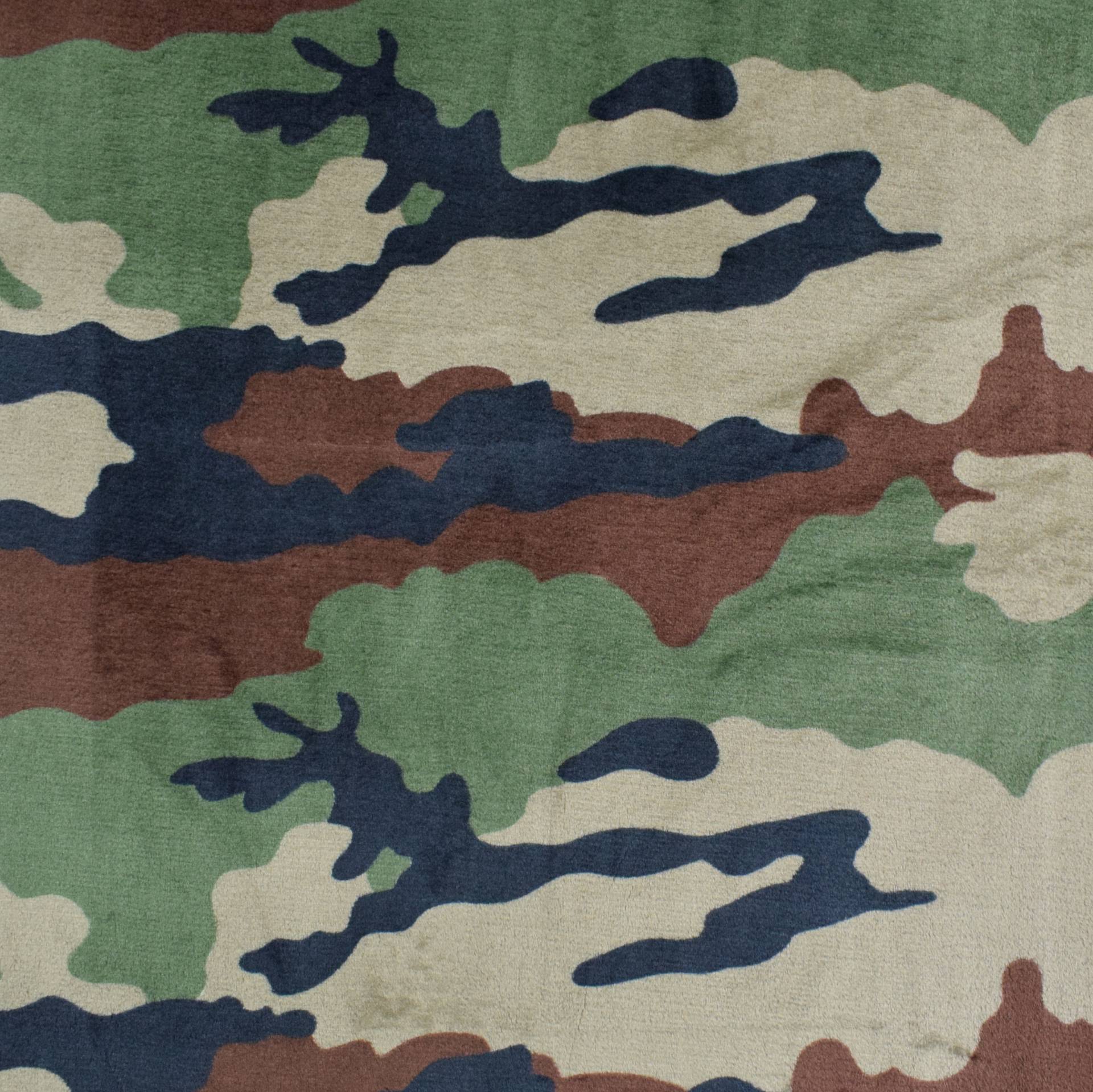 Wellnessfleece Camouflage, grün Wellnessfleece Camouflage, grün von Stoffe Hemmers