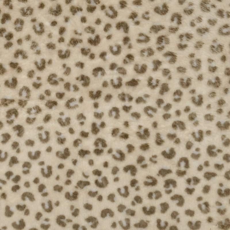 Wellnessfleece Leo Love, creme von Stoffe Hemmers