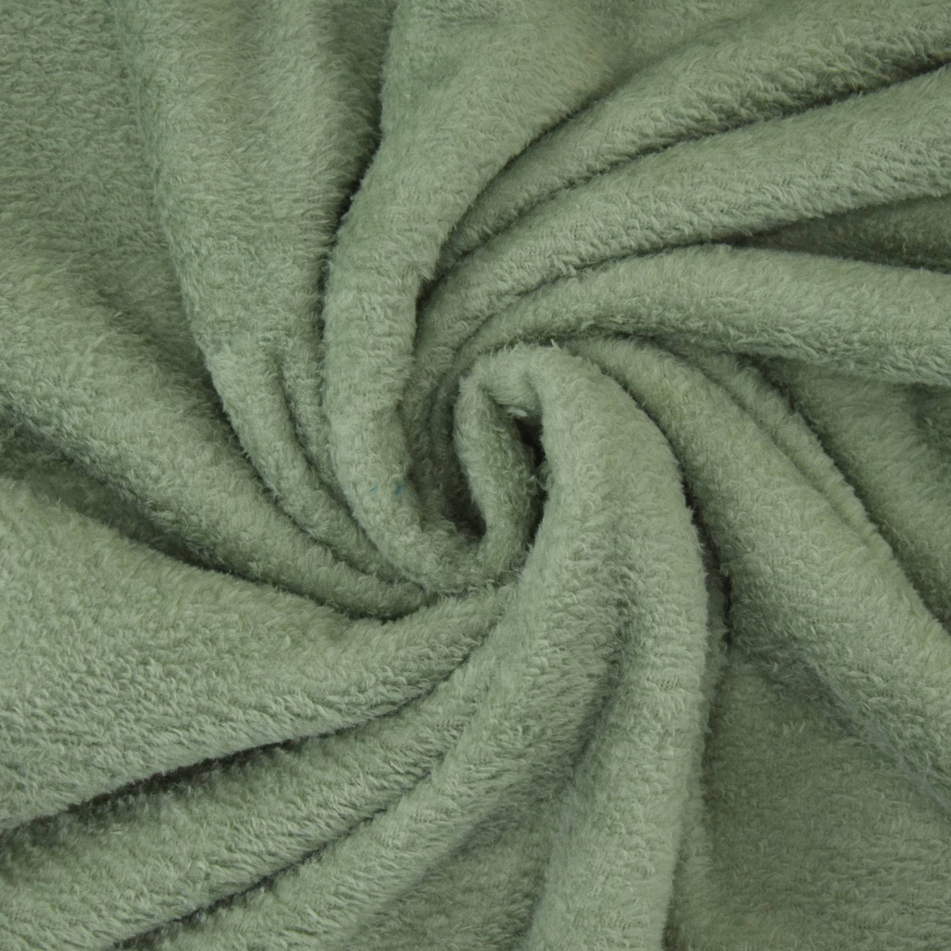 Wellnessfleece blassgrün Wellnessfleece blassgrün von Stoffe Hemmers
