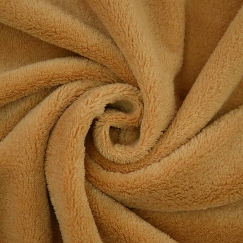 Wellnessfleece camel von Stoffe Hemmers