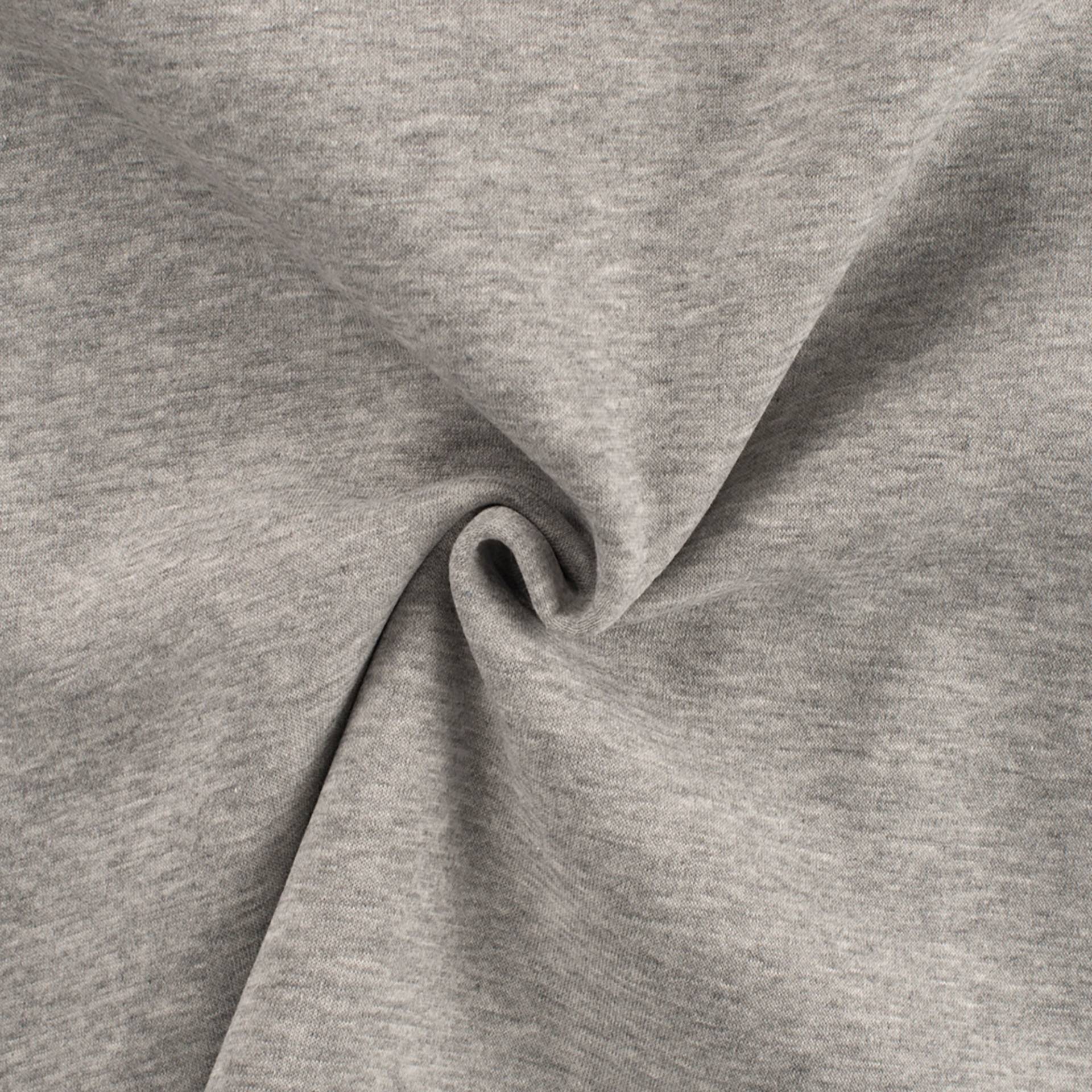 Wintersweat, hellgrau meliert Wintersweat, hellgrau meliert von Stoffe Hemmers