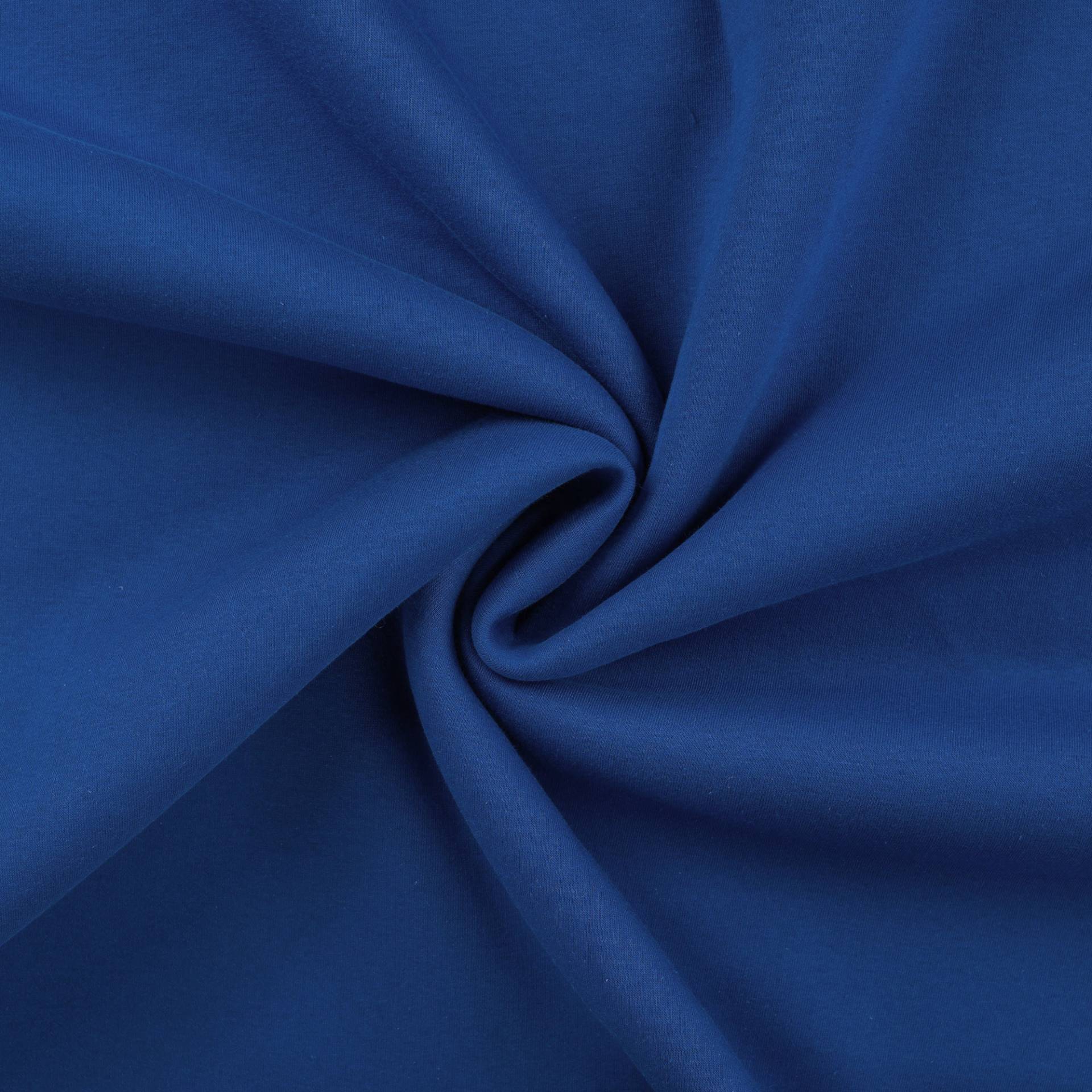 Wintersweat, royalblau Wintersweat, royalblau von Stoffe Hemmers