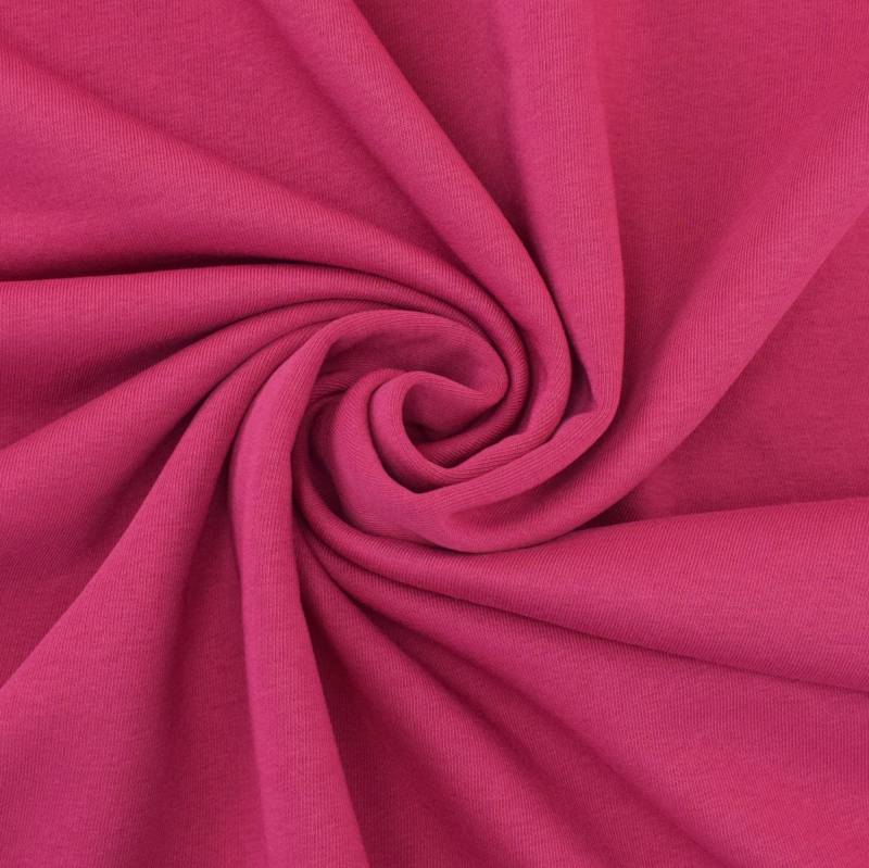 Wintersweat uni, magenta Wintersweat uni, magenta von Stoffe Hemmers