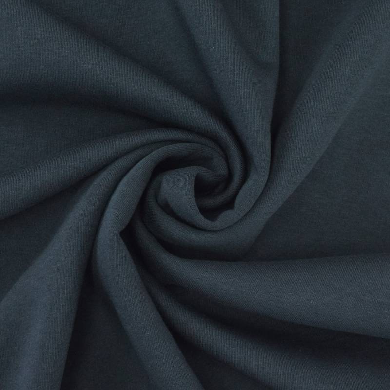 Wintersweat uni, marine von Stoffe Hemmers