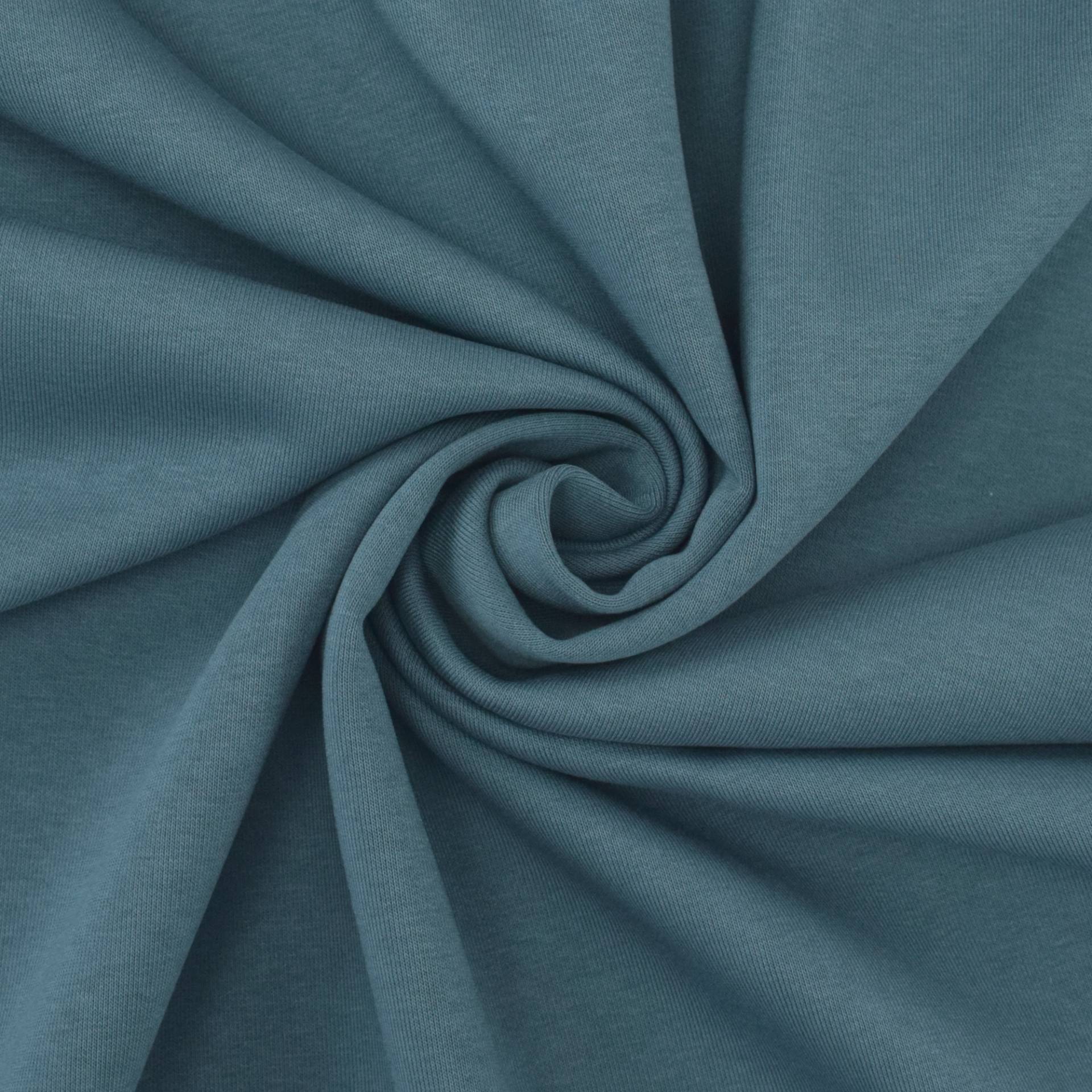 Wintersweat uni, taubenblau Wintersweat uni, taubenblau von Stoffe Hemmers