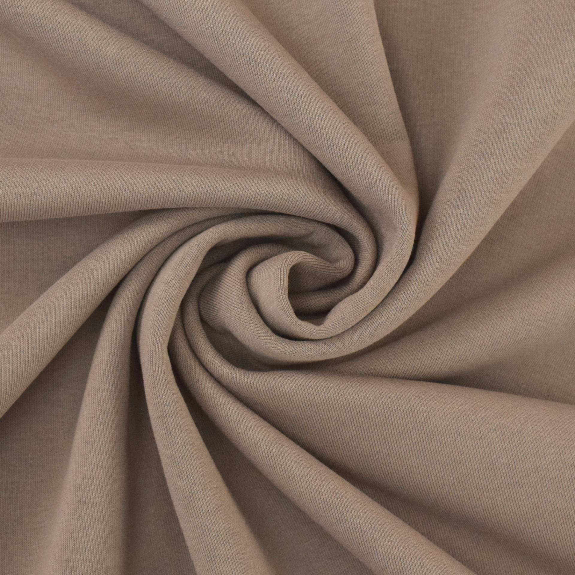 Wintersweat uni, taupe Wintersweat uni, taupe von Stoffe Hemmers
