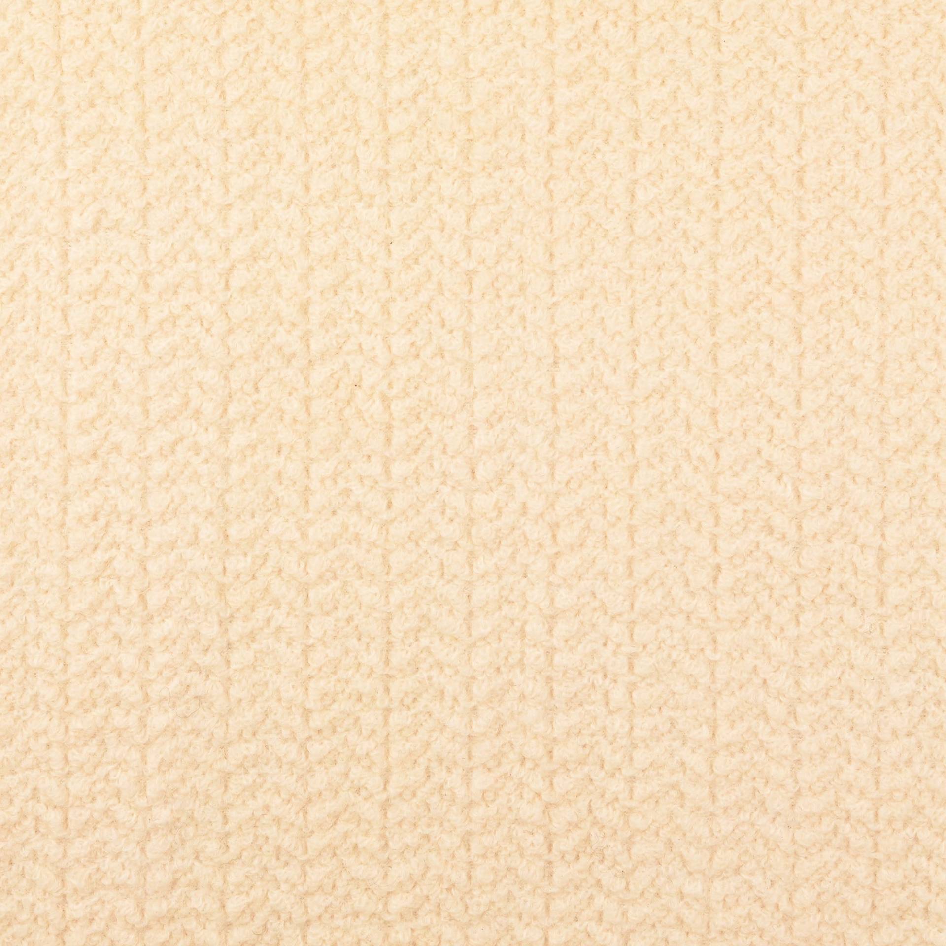 Woll Bouclé Zick Zack, creme von Stoffe Hemmers