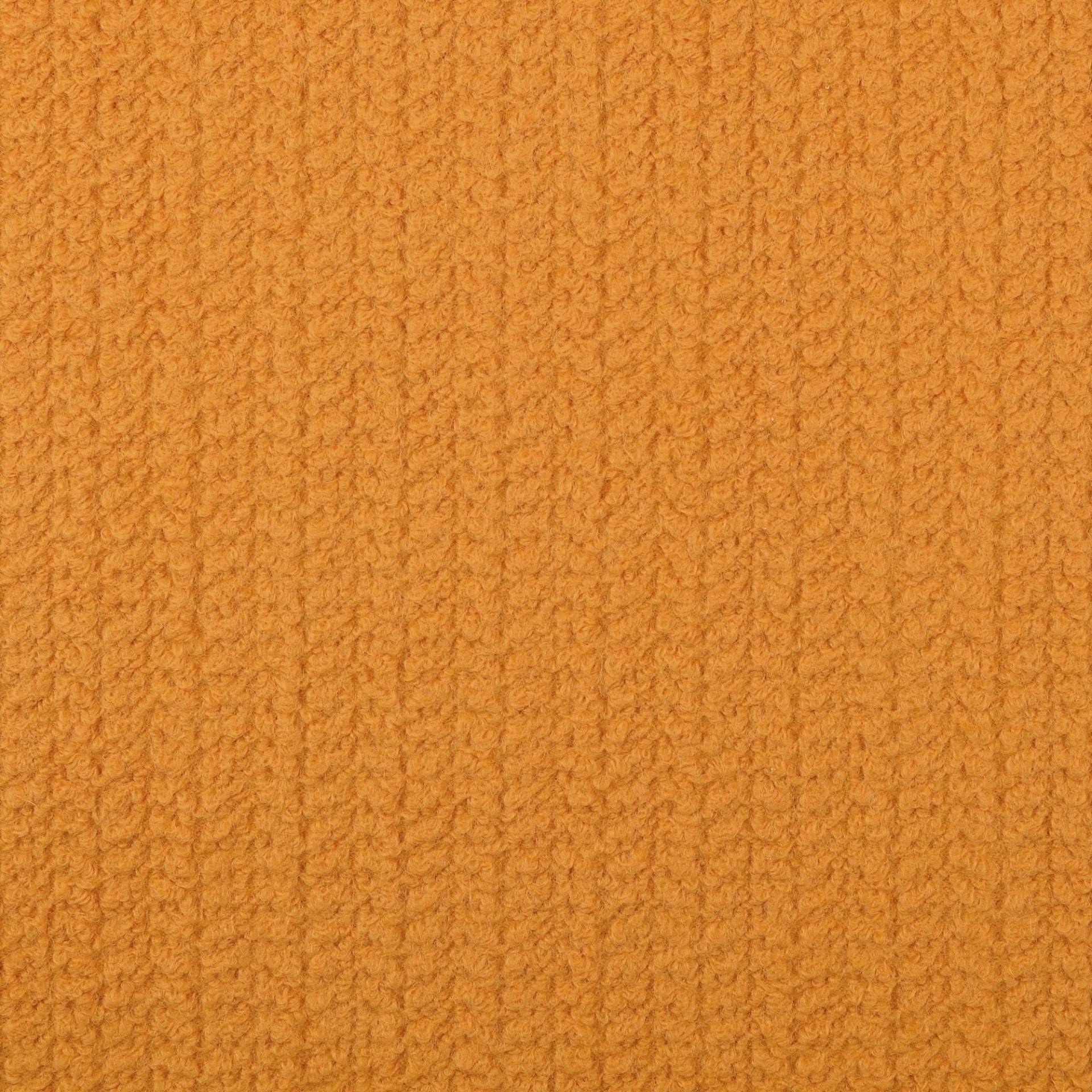 Woll Bouclé Zick Zack, curry von Stoffe Hemmers