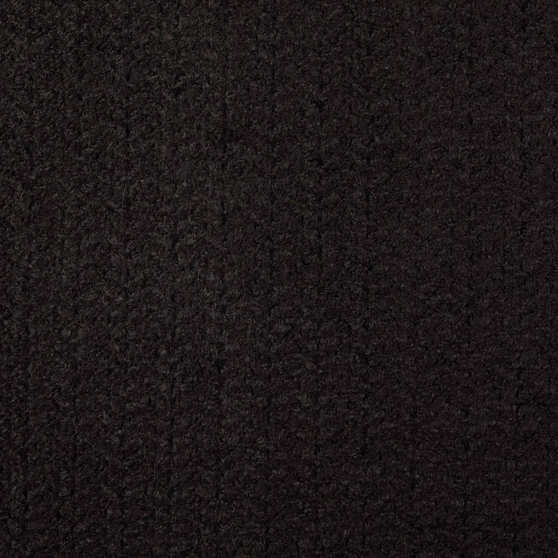 Woll Bouclé Zick Zack, schwarz von Stoffe Hemmers