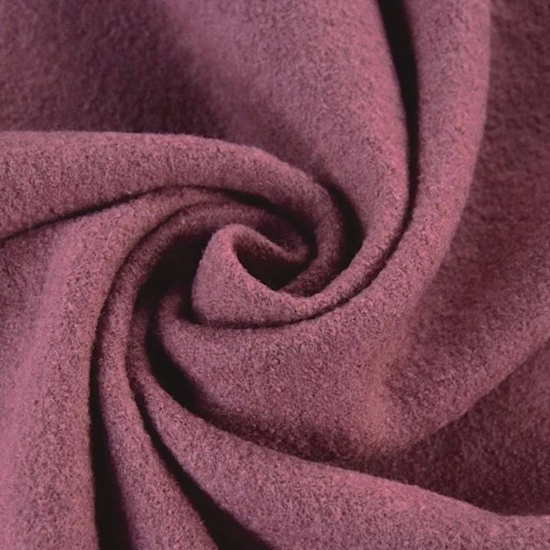 Wollstoff Walkloden altrosa von Stoffe Hemmers