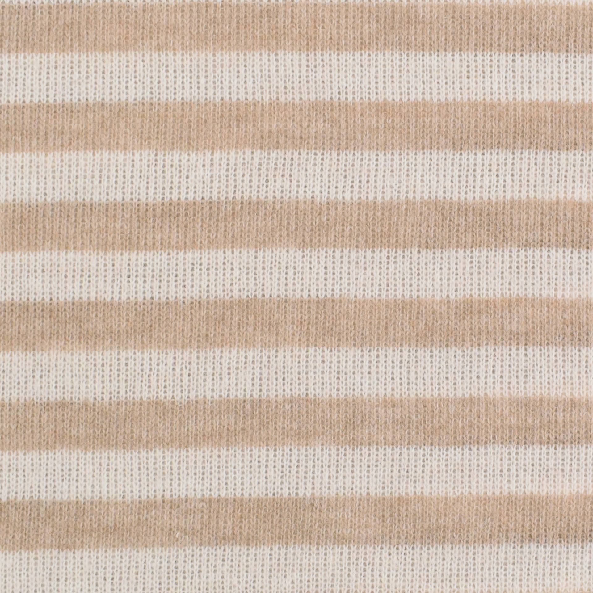 Wollstrickstoff Stripes, beige Wollstrickstoff Stripes, beige von Stoffe Hemmers