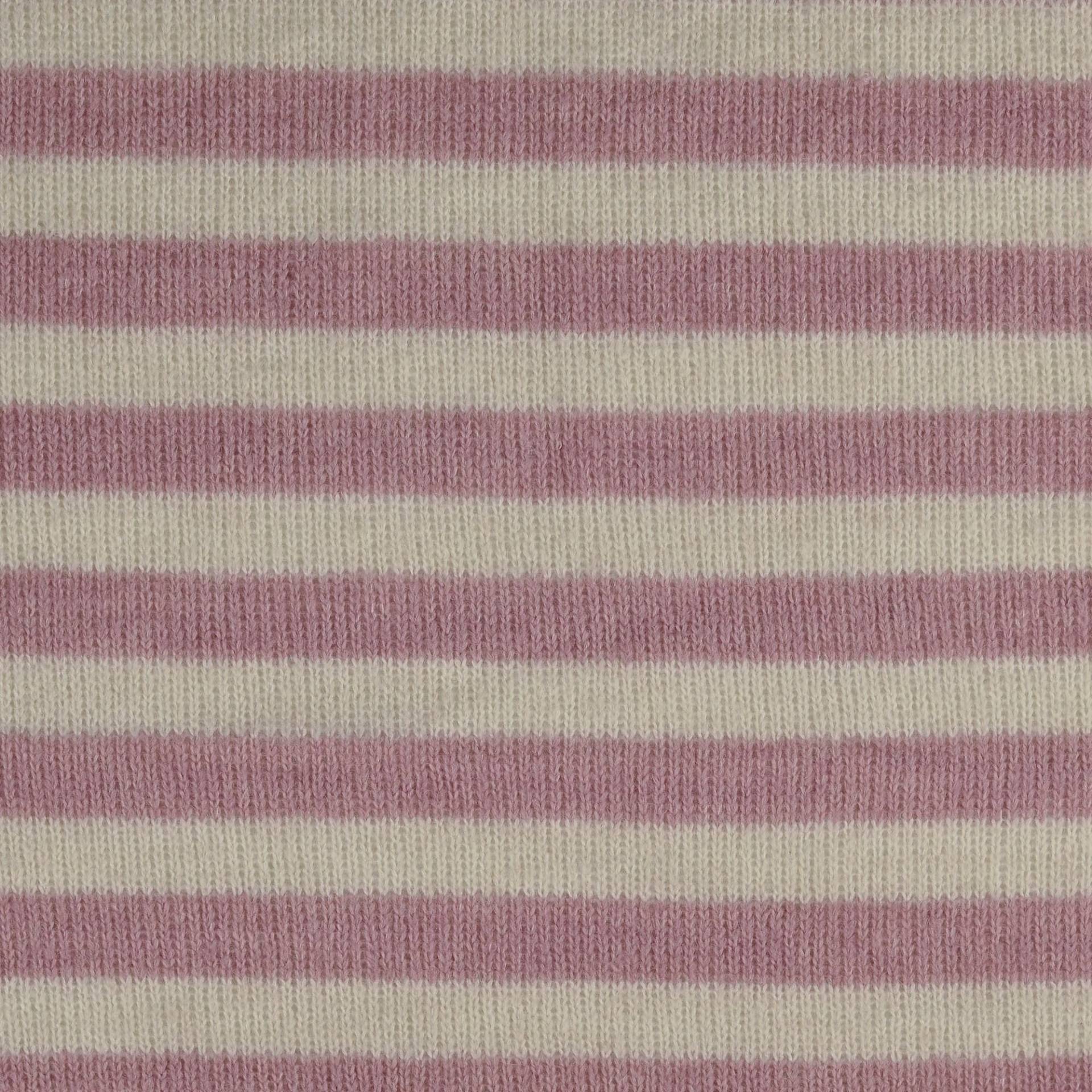 Wollstrickstoff Stripes, rosa Wollstrickstoff Stripes, rosa von Stoffe Hemmers
