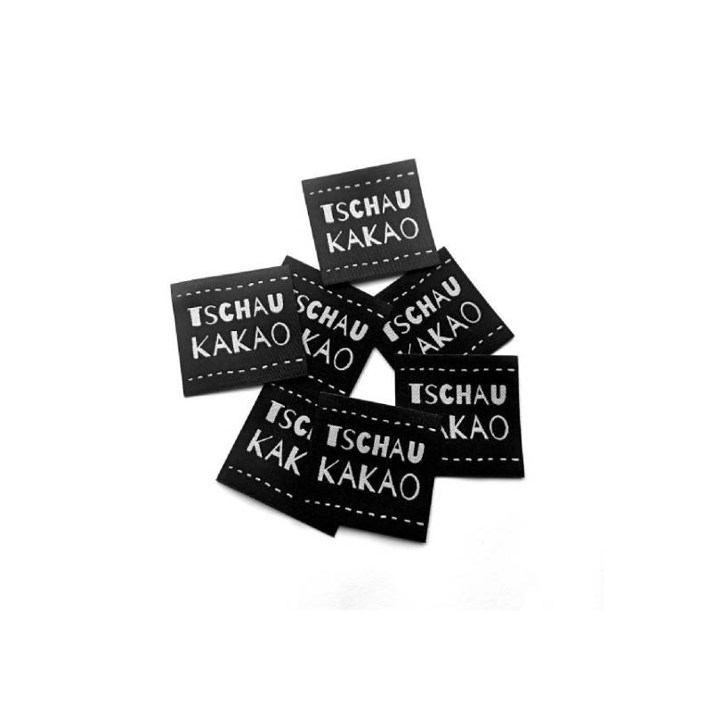 XL Patch Tschau Kakao, schwarz von Stoffe Hemmers