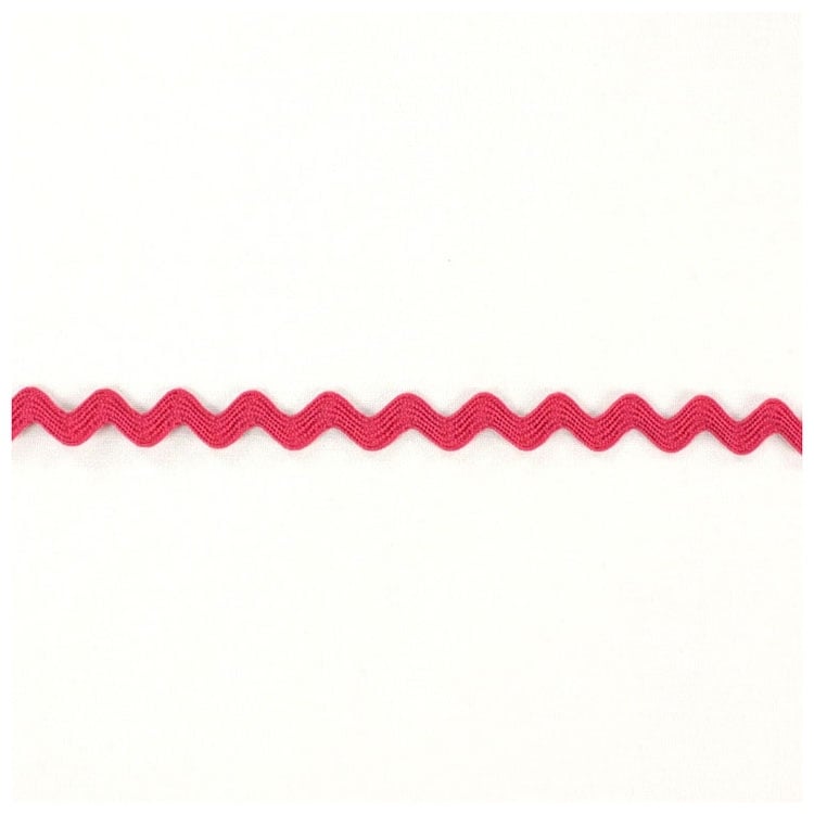 Zackenlitze 12 mm, pink von Stoffe Hemmers