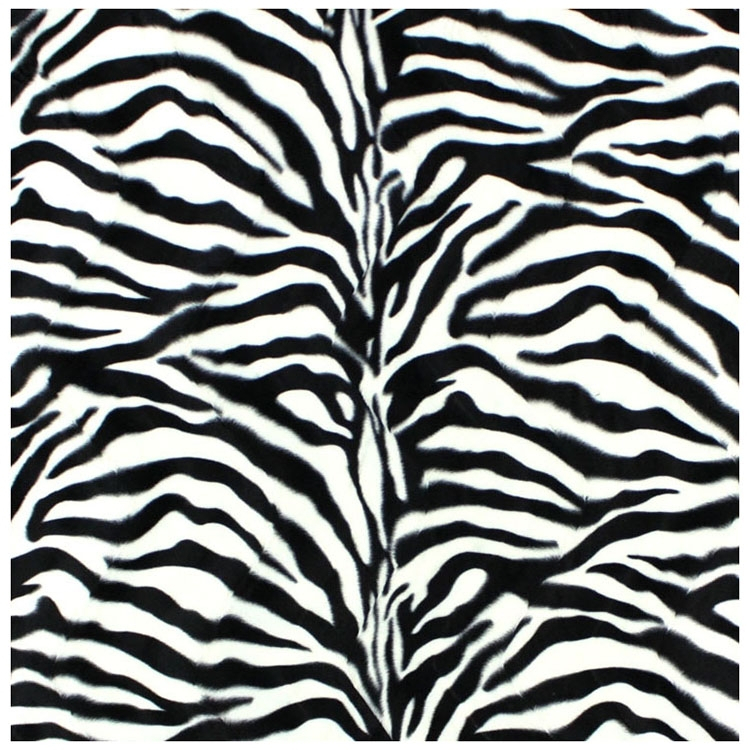 Zebra Fellimitat von Stoffe Hemmers