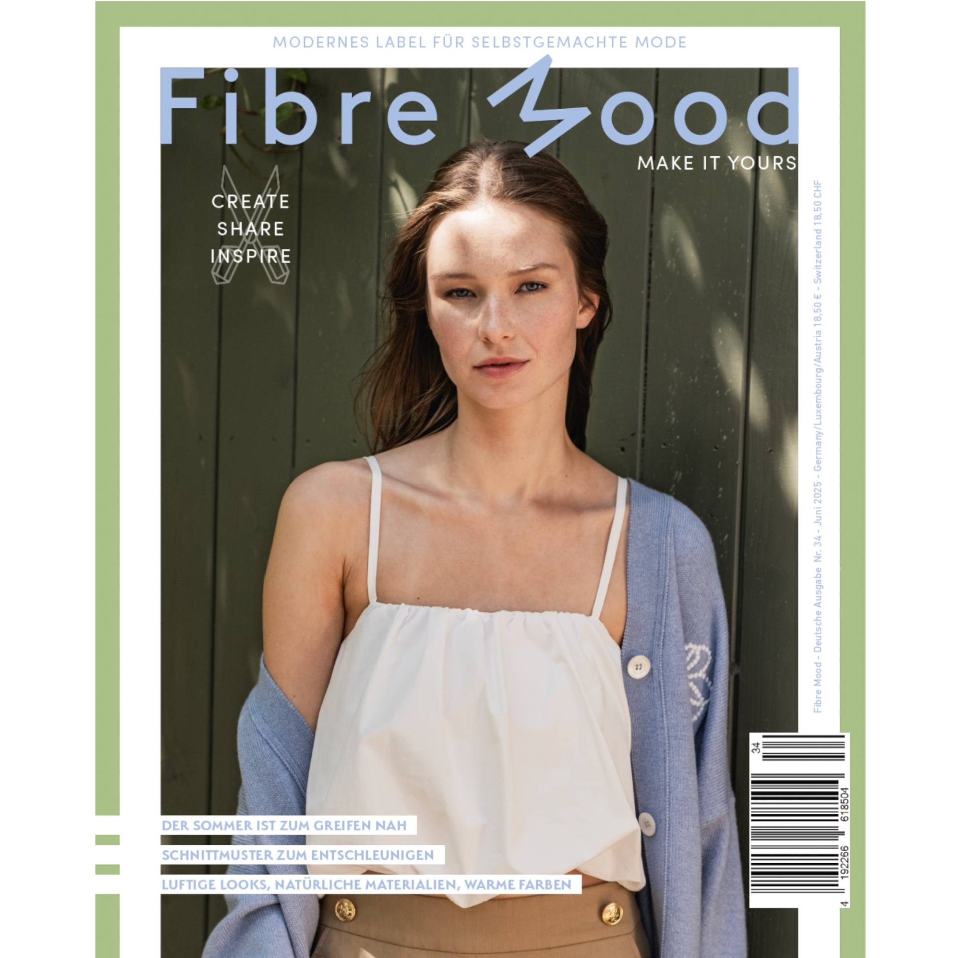 Zeitschrift Fibre Mood Nr. 34 von Stoffe Hemmers