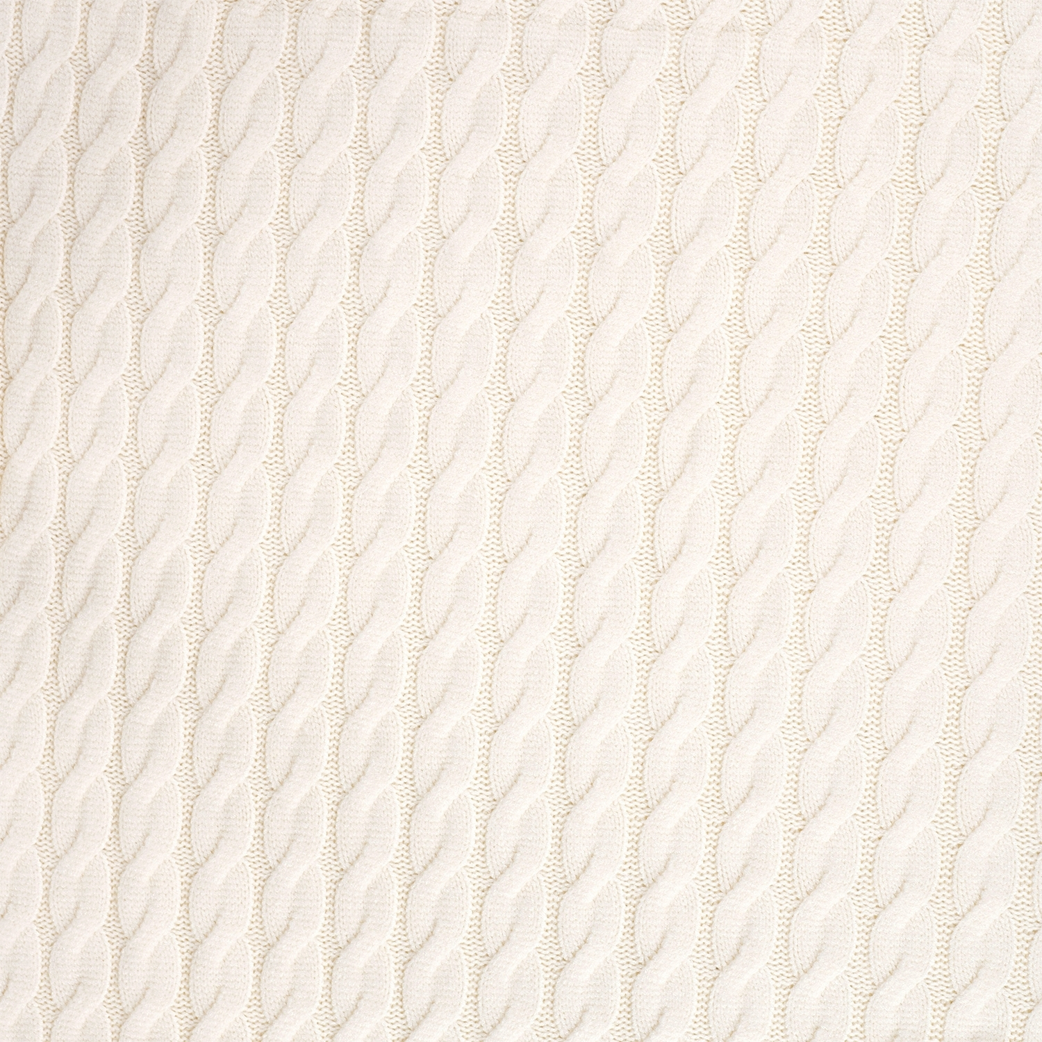 Zopfstrickstoff, creme von Stoffe Hemmers