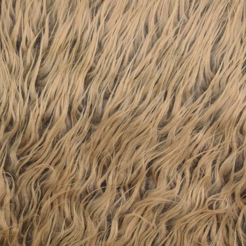 Zottelplüsch Curly, braun Zottelplüsch Curly, braun von Stoffe Hemmers