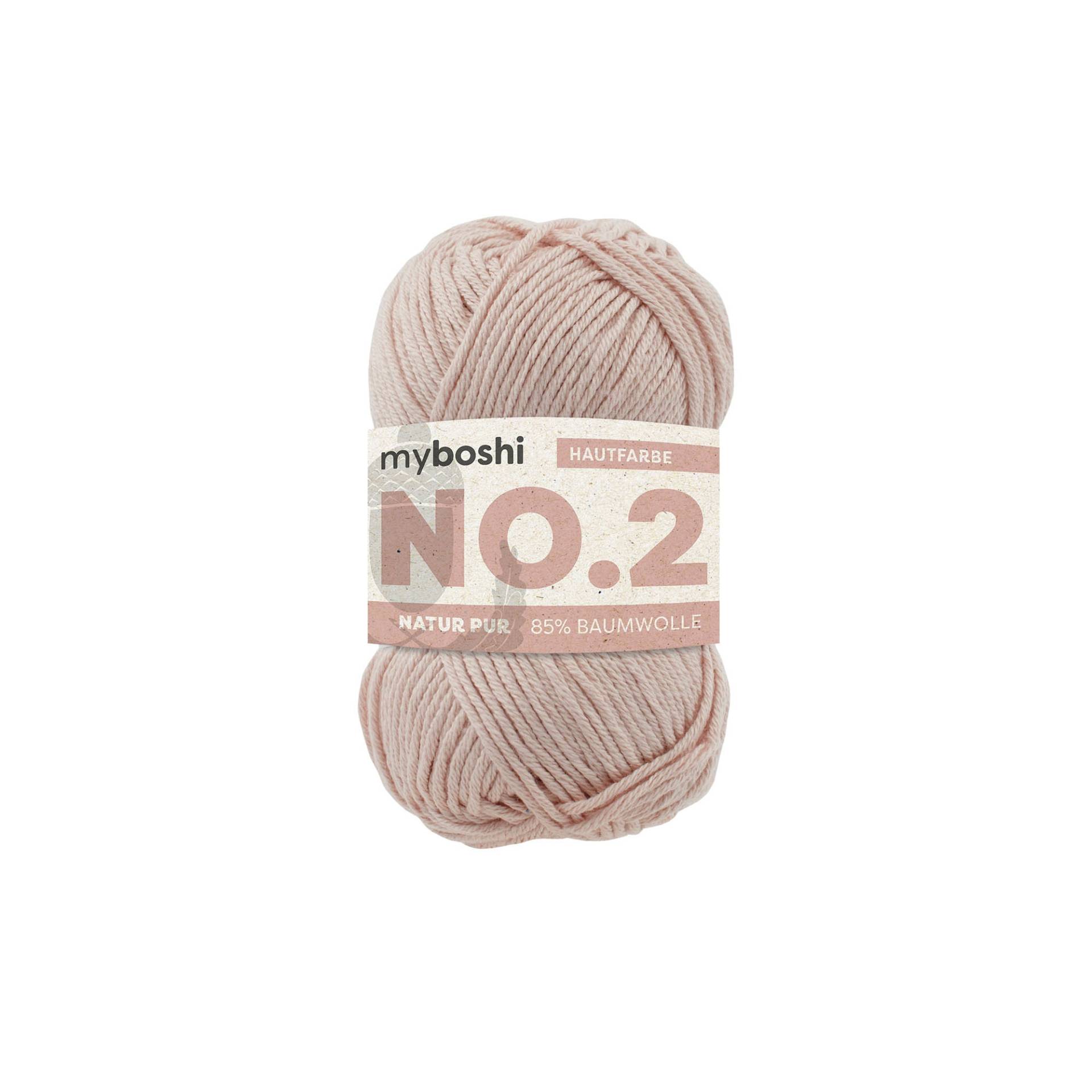 myboshi No.2 Vegane Sommerwolle 50g, hautfarbe myboshi No.2 Vegane Sommerwolle 50g, hautfarbe von Stoffe Hemmers