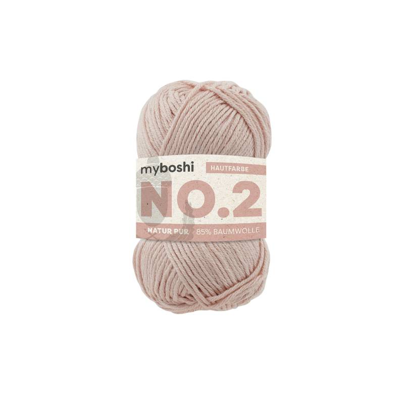 myboshi No.2 Vegane Sommerwolle 50g, hautfarbe von Stoffe Hemmers