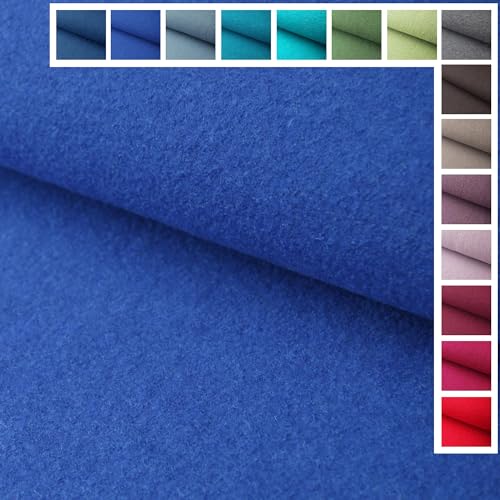 Premium Walkloden Walkstoff Kochwolle - 100% Wolle, Stoffe, Trachtenstoff, Meterware ab 25 cm Länge - Farbe Royalblau Premium Walkloden Walkstoff Kochwolle - 100% Wolle, Stoffe, Trachtenstoff, Meterware ab 25 cm Länge - Farbe Royalblau von Stoffe Kudellino