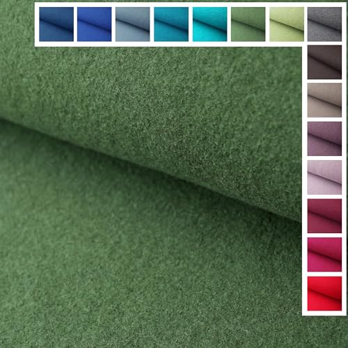 Premium Walkloden Walkstoff Kochwolle - 100% Wolle, Stoffe, Trachtenstoff, Meterware ab 25 cm Länge - Farbe Dunkelgrün Premium Walkloden Walkstoff Kochwolle - 100% Wolle, Stoffe, Trachtenstoff, Meterware ab 25 cm Länge - Farbe Dunkelgrün von Stoffe Kudellino